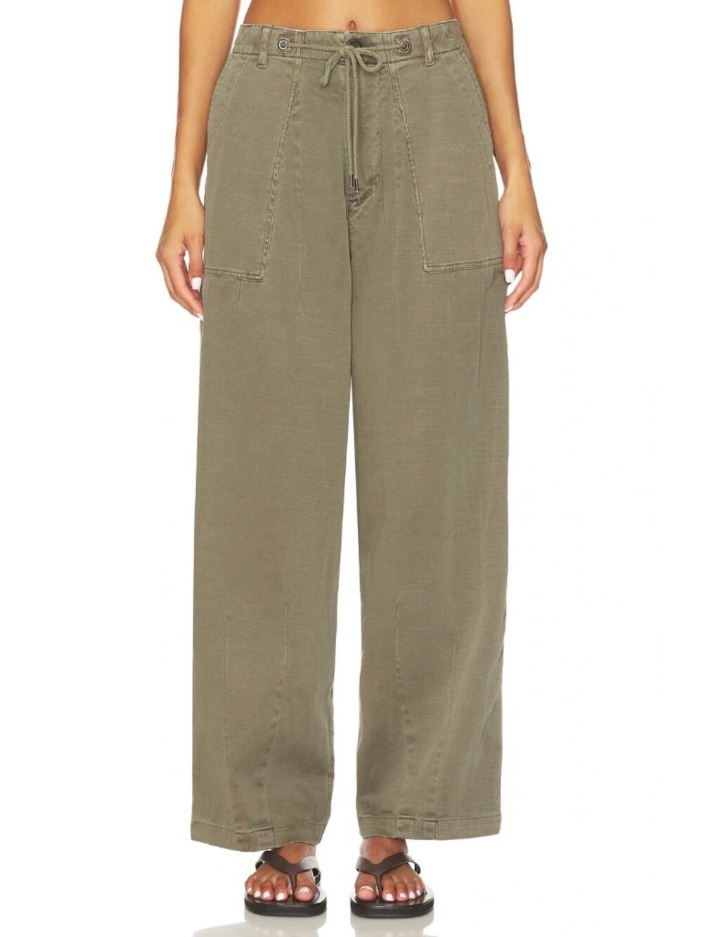 NWT James Perse Oversized Military Pant in Birch Pigment 27